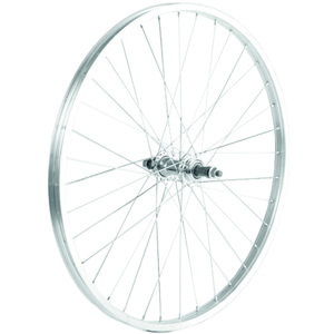Koleso zadné 28", 3-7 r., strieborné