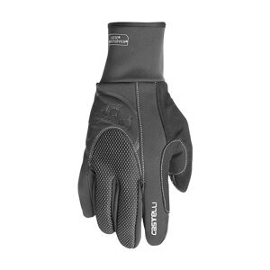CASTELLI Cyklistické rukavice dlhoprsté - ESTREMO - čierna XS