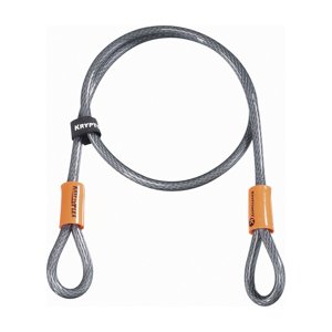KRYPTONITE Cyklistické príslušenstvo - KRYPTOFLEX 410 LOOPED - strieborná