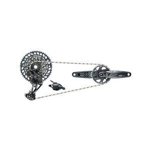 SRAM sada s prevodníkom - GX EAGLE DUB - čierna/strieborná