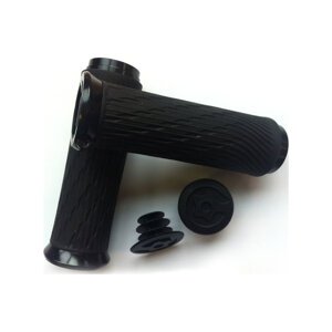 SRAM gripy - LOCKING GRIPS 100 mm - čierna