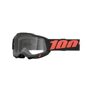100% SPEEDLAB Cyklistické okuliare - ACCURI 2 - čierna/červená