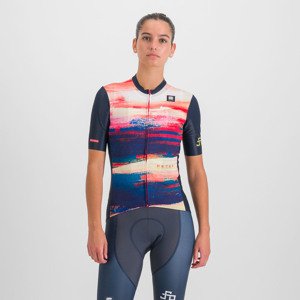 SPORTFUL Cyklistický dres s krátkym rukávom - PETER SAGAN JERSEY - modrá/béžová