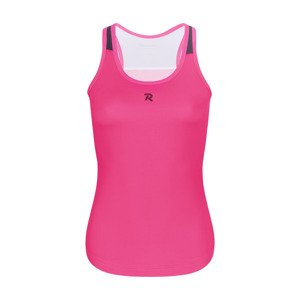 RIVANELLE BY HOLOKOLO Cyklistické tričko bez rukávov - SPARK ELITE - ružová/čierna