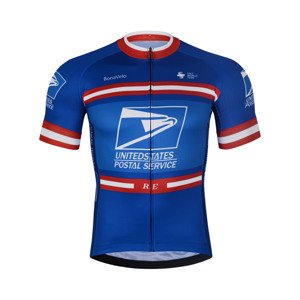 BONAVELO Cyklistický dres s krátkym rukávom - US POSTAL 4XL
