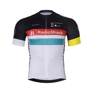 BONAVELO Cyklistický dres s krátkym rukávom - RADIOSHACK – NISSAN - modrá/biela S