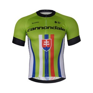 BONAVELO Cyklistický dres s krátkym rukávom - CANNONDALE SK - zelená 2XL
