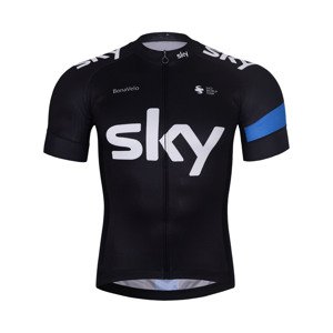 BONAVELO Cyklistický dres s krátkym rukávom - SKY - čierna 6XL