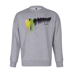 HOLOKOLO mikina - PELOTON - šedá/viacfarebná XL