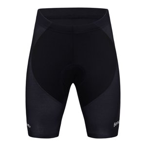 BONAVELO Cyklistické nohavice krátke bez trakov - TEAM KIDS - čierna L-155cm