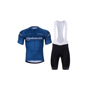 BONAVELO Cyklistický krátky dres a krátke nohavice - GIRO D´ITALIA - modrá/čierna