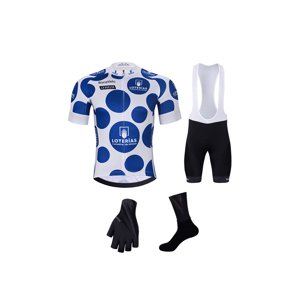 BONAVELO Cyklistický mega set - LA VUELTA - biela/modrá/čierna
