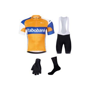 BONAVELO Cyklistický mega set - RABOBANK - modrá/oranžová/čierna