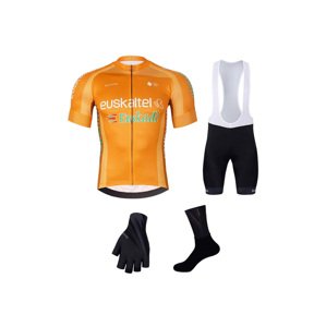 BONAVELO Cyklistický mega set - EUSKALTEL-EUSKADI - čierna/oranžová/biela