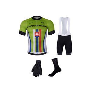 BONAVELO Cyklistický mega set - CANNONDALE SK - čierna/zelená/biela