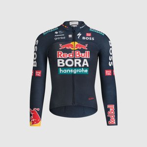 SPORTFUL Cyklistický dres s dlhým rukávom letný - RED BULL BORA - HANSGROHE THERMAL - modrá 2XL