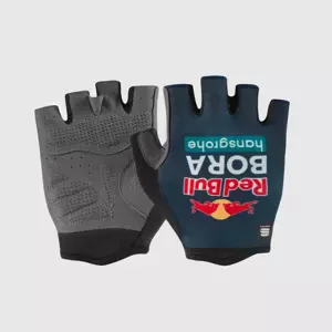 SPORTFUL Cyklistické rukavice krátkoprsté - RED BULL BORA - HANSGROHE RACE - modrá 2XL