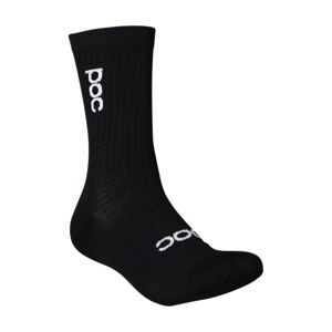 POC Cyklistické ponožky klasické - ESSENTIAL ROAD KID - čierna S