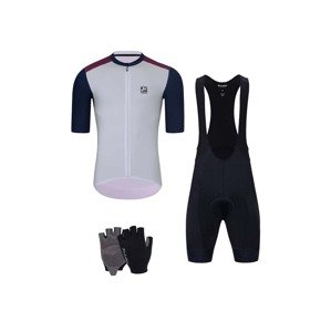 HOLOKOLO Cyklistický mega set - TECHNICAL - šedá/čierna/bordová