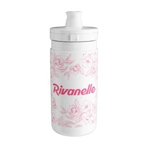 RIVANELLE BY HOLOKOLO Cyklistická fľaša na vodu - HYDRA 550 ml - biela/ružová