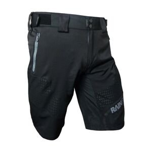 HAVEN krátke nohavice - RAINBRAIN - čierna 2XL