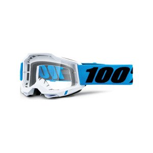100% SPEEDLAB Cyklistické okuliare - ACCURI 2 - biela/modrá/čierna