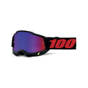 100% SPEEDLAB Cyklistické okuliare - ACCURI 2 - červená/modrá/čierna