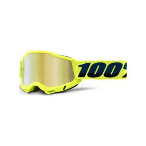 100% SPEEDLAB Cyklistické okuliare - ACCURI 2 - žltá/modrá/zlatá