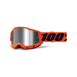100% SPEEDLAB Cyklistické okuliare - ACCURI 2 - oranžová/čierna/strieborná