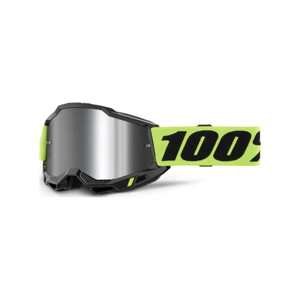 100% SPEEDLAB Cyklistické okuliare - ACCURI 2 - žltá/čierna/strieborná
