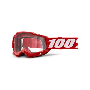100% SPEEDLAB Cyklistické okuliare - ACCURI 2 - červená/biela