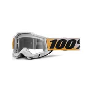 100% SPEEDLAB Cyklistické okuliare - ACCURI 2 - žltá/biela/čierna