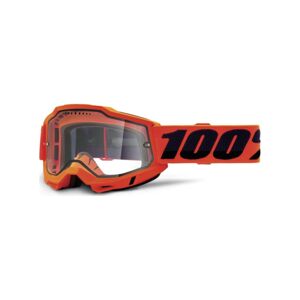 100% SPEEDLAB Cyklistické okuliare - ACCURI 2 ENDURO MTB - oranžová/čierna