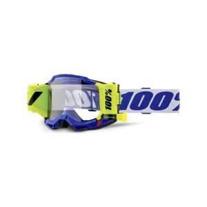 100% SPEEDLAB Cyklistické okuliare - ACCURI 2 FORECAST - modrá/biela/žltá