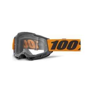 100% SPEEDLAB Cyklistické okuliare - ACCURI 2 OTG - oranžová/čierna