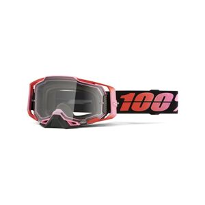 100% SPEEDLAB Cyklistické okuliare - ARMEGA - červená/čierna