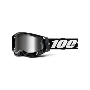 100% SPEEDLAB Cyklistické okuliare - RACECRAFT 2 - čierna/biela/strieborná
