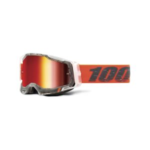 100% SPEEDLAB Cyklistické okuliare - RACECRAFT 2 - červená/čierna