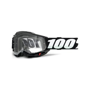 100% SPEEDLAB Cyklistické okuliare - ACCURI 2 JR - čierna/biela