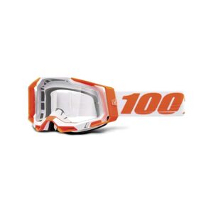 100% SPEEDLAB Cyklistické okuliare - RACECRAFT 2 - oranžová/biela