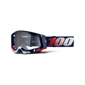 100% SPEEDLAB Cyklistické okuliare - RACECRAFT 2 - modrá/biela/červená
