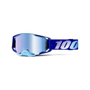 100% SPEEDLAB Cyklistické okuliare - ARMEGA - modrá/biela