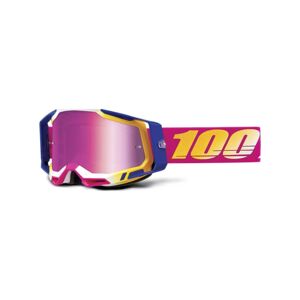 100% SPEEDLAB Cyklistické okuliare - RACECRAFT 2 - ružová/žltá/fialová