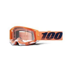 100% SPEEDLAB Cyklistické okuliare - RACECRAFT 2 - oranžová/čierna