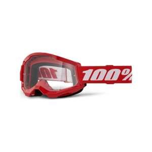 100% SPEEDLAB Cyklistické okuliare - STRATA 2 - červená/biela