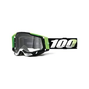 100% SPEEDLAB Cyklistické okuliare - RACECRAFT 2 - čierna/zelená