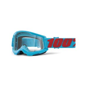 100% SPEEDLAB Cyklistické okuliare - STRATA 2 - svetlo modrá/červená
