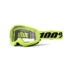100% SPEEDLAB Cyklistické okuliare - STRATA 2 - žltá/čierna