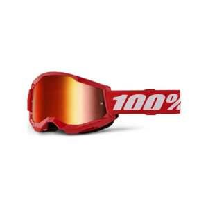 100% SPEEDLAB Cyklistické okuliare - STRATA 2 - červená/biela