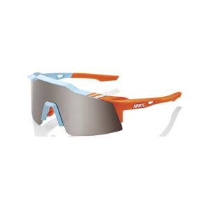 100% SPEEDLAB Cyklistické okuliare - SPEEDCRAFT SL - svetlo modrá/oranžová/strieborná